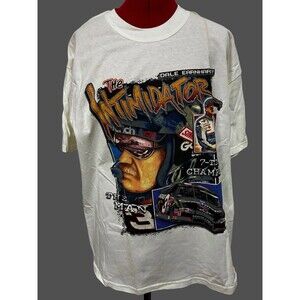 Dale Earnhardt Sr. NASCAR Intimidator White Shirt Size XL